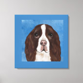 ENGELSE SPRINGER SPANIEL   CANVAS AFDRUK (Voorkant)