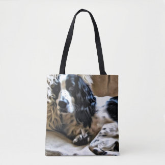 Engelse Springer Spaniel Canvas tas