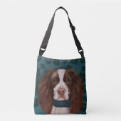 Engelse Springer Spaniel Crossbody Tas (Voorkant)