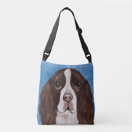 ENGELSE SPRINGER SPANIEL   CROSSBODY TAS (Voorkant)