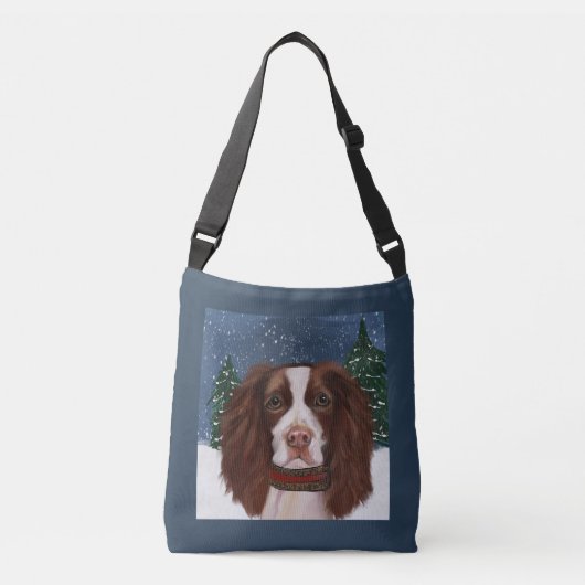 ENGELSE SPRINGER SPANIEL CROSSBODY TAS (Voorkant)