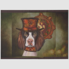 Engelse Springer Spaniel Decoupage Tissuepapier