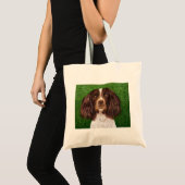 Engelse Springer Spaniel Dog Art - Majoor Tote Bag (Voorkant (product))