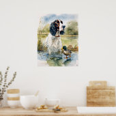 Engelse Springer Spaniel - Dog Art Print (Keuken)