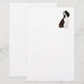 Engelse Springer Spaniel Dog Art Stationery Briefpapier (Voorkant / Achterkant)