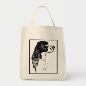 Engelse Springer Spaniel Dog Canvas tas (Voorkant)