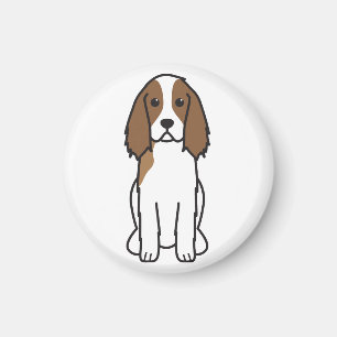 Engelse Springer Spaniel Dog Cartoon Magneet