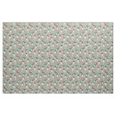 Engelse Springer Spaniel Dog  Florals Stof (Fat Quarter)