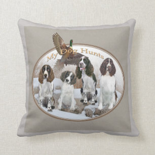 Engelse Springer Spaniel Dog Hunts Kussen