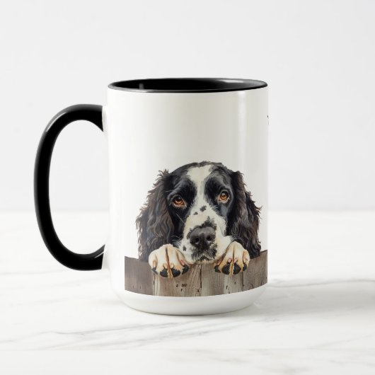 Engelse Springer Spaniel Dog Mok (Links)