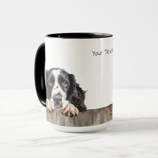 Engelse Springer Spaniel Dog Mok (Voorkant links)