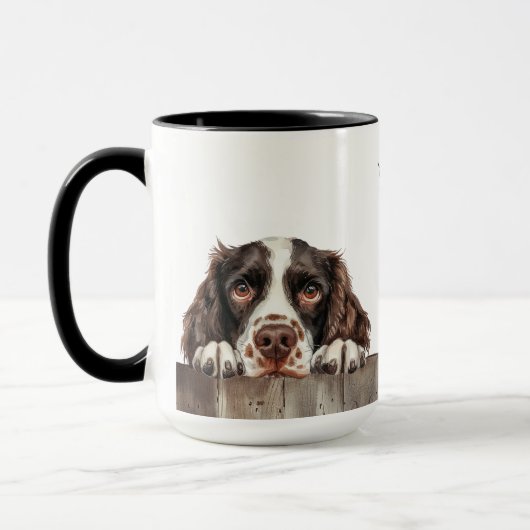 Engelse Springer Spaniel Dog Mok (Links)