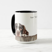 Engelse Springer Spaniel Dog Mok (Voorkant links)