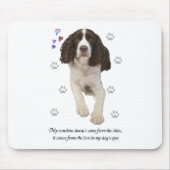 Engelse Springer Spaniel Dog Muismat (Voorkant)