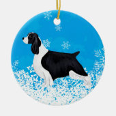 Engelse Springer Spaniel Dog/Puppy Ornament (Voorkant)