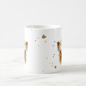 Engelse Springer Spaniel Dog Puppy Waterverf Koffiemok (Center)