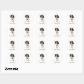 Engelse Springer Spaniel Dog Ronde Sticker (Vel)