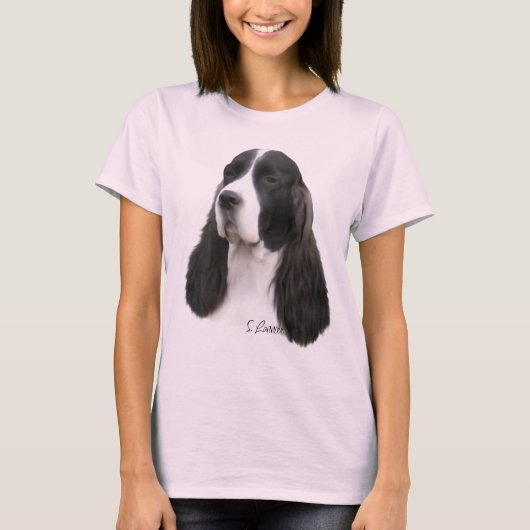 Engelse Springer Spaniel Dog T-shirt (Voorkant)