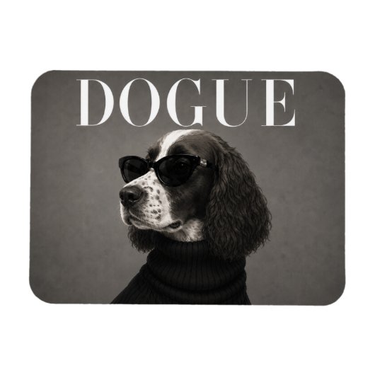 Engelse Springer Spaniel Editorial Dog Portrait Fl Magneet (Horizontaal)