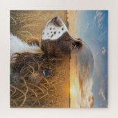 Engelse Springer Spaniel en Fazant Legpuzzel (Horizontaal)