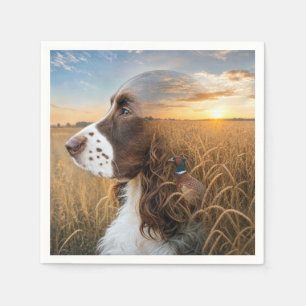 Engelse Springer Spaniel en Fazant Servet