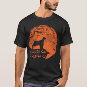 Engelse Springer Spaniel en Moon Halloween Dog T-shirt