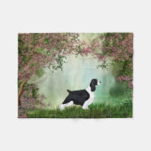 Engelse Springer Spaniel Fleece Blanket (Voorkant (Horizontaal))