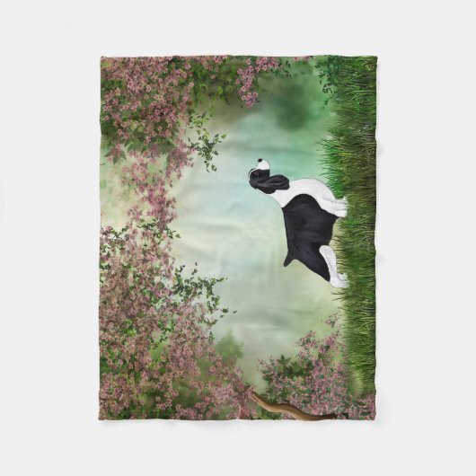 Engelse Springer Spaniel Fleece Blanket Deken (Voorkant)