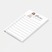 Engelse Springer Spaniel, gepersonaliseerd om lijs Post-it® Notes (Schuin)