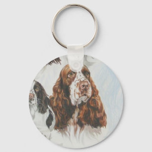 Engelse Springer Spaniel Ghost Sleutelhanger
