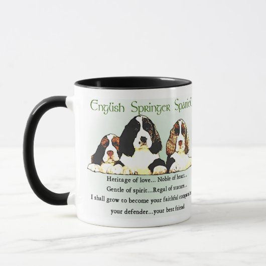 Engelse Springer Spaniel Gifts Mok (Links)
