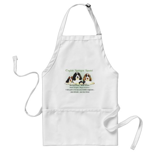 Engelse Springer Spaniel Gifts Standaard Schort (Voorkant)