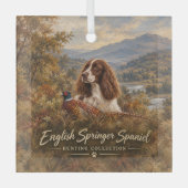 Engelse Springer Spaniel Glas Ornament (Voorkant)