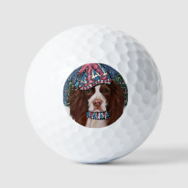 ENGELSE SPRINGER SPANIEL         GOLFBALLEN