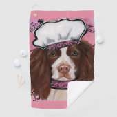 Engelse Springer Spaniel Golfhanddoek (Insitu)