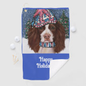 ENGELSE SPRINGER SPANIEL        GOLFHANDDOEK (Insitu)