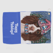 ENGELSE SPRINGER SPANIEL        GOLFHANDDOEK (Horizontaal)