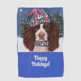 ENGELSE SPRINGER SPANIEL        GOLFHANDDOEK