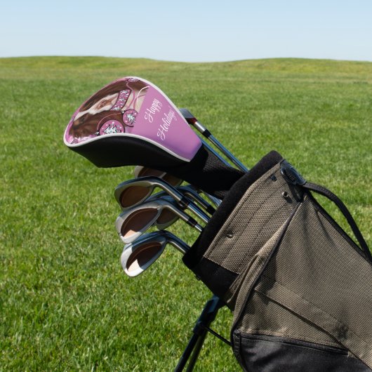 ENGELSE SPRINGER SPANIEL       GOLFHEADCOVER (Insitu)