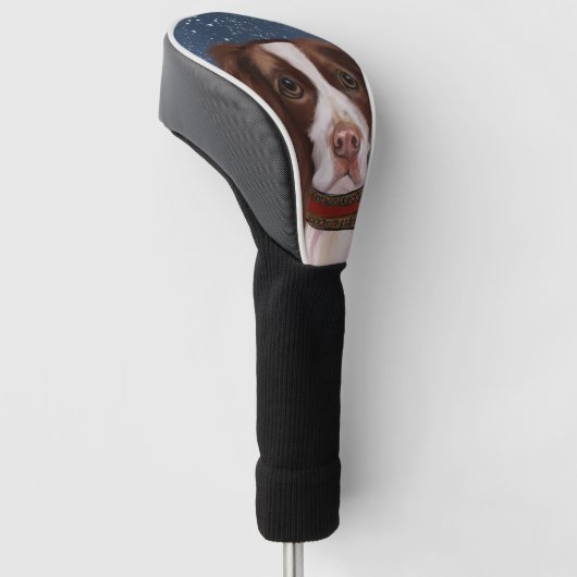 ENGELSE SPRINGER SPANIEL GOLFHEADCOVER (Schuin)