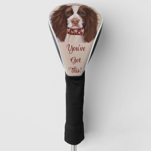 ENGELSE SPRINGER SPANIEL       GOLFHEADCOVER (Voorkant)