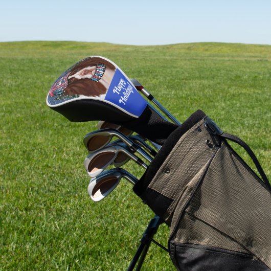 ENGELSE SPRINGER SPANIEL GOLFHEADCOVER (Insitu)