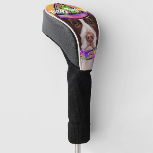 Engelse Springer Spaniel        Golfheadcover (Schuin)