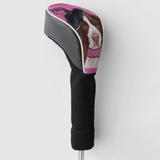 Engelse Springer Spaniel Golfheadcover (Schuin)
