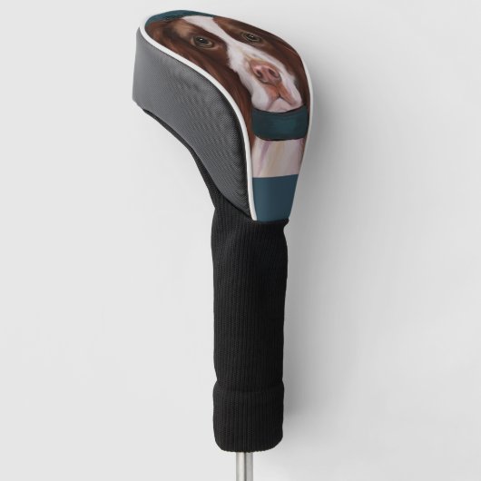 Engelse Springer Spaniel Golfheadcover (Schuin)