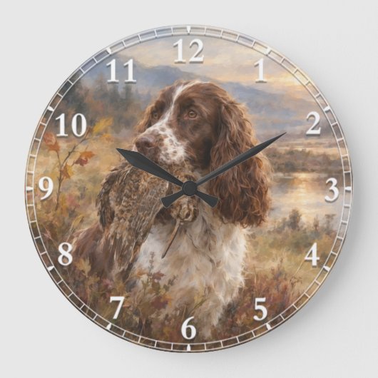 Engelse Springer Spaniel  Grote Klok (Voorkant)