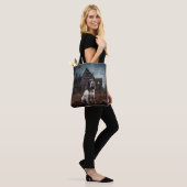 Engelse Springer Spaniel Halloween Griezelen Tote Bag (Op model)