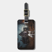 Engelse Springer Spaniel Halloween Scary Bagagelabel (Voorkant verticaal)