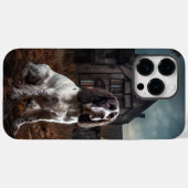 Engelse Springer Spaniel Halloween Scary Case-Mate iPhone Case (Achterkant (horizontaal))