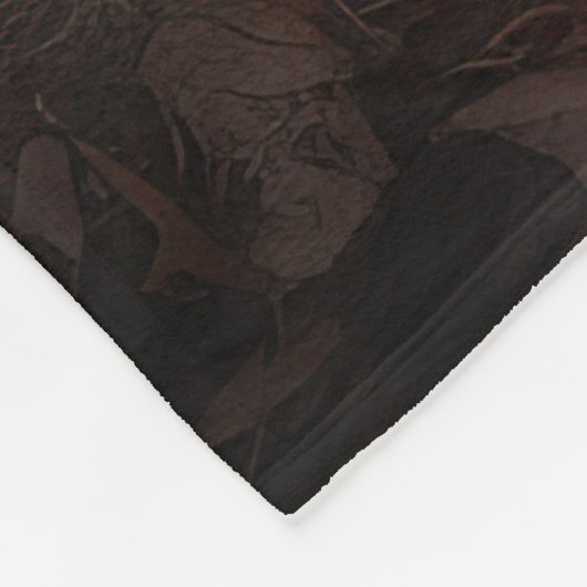 Engelse Springer Spaniel Halloween Scary Fleece Deken (Hoek)